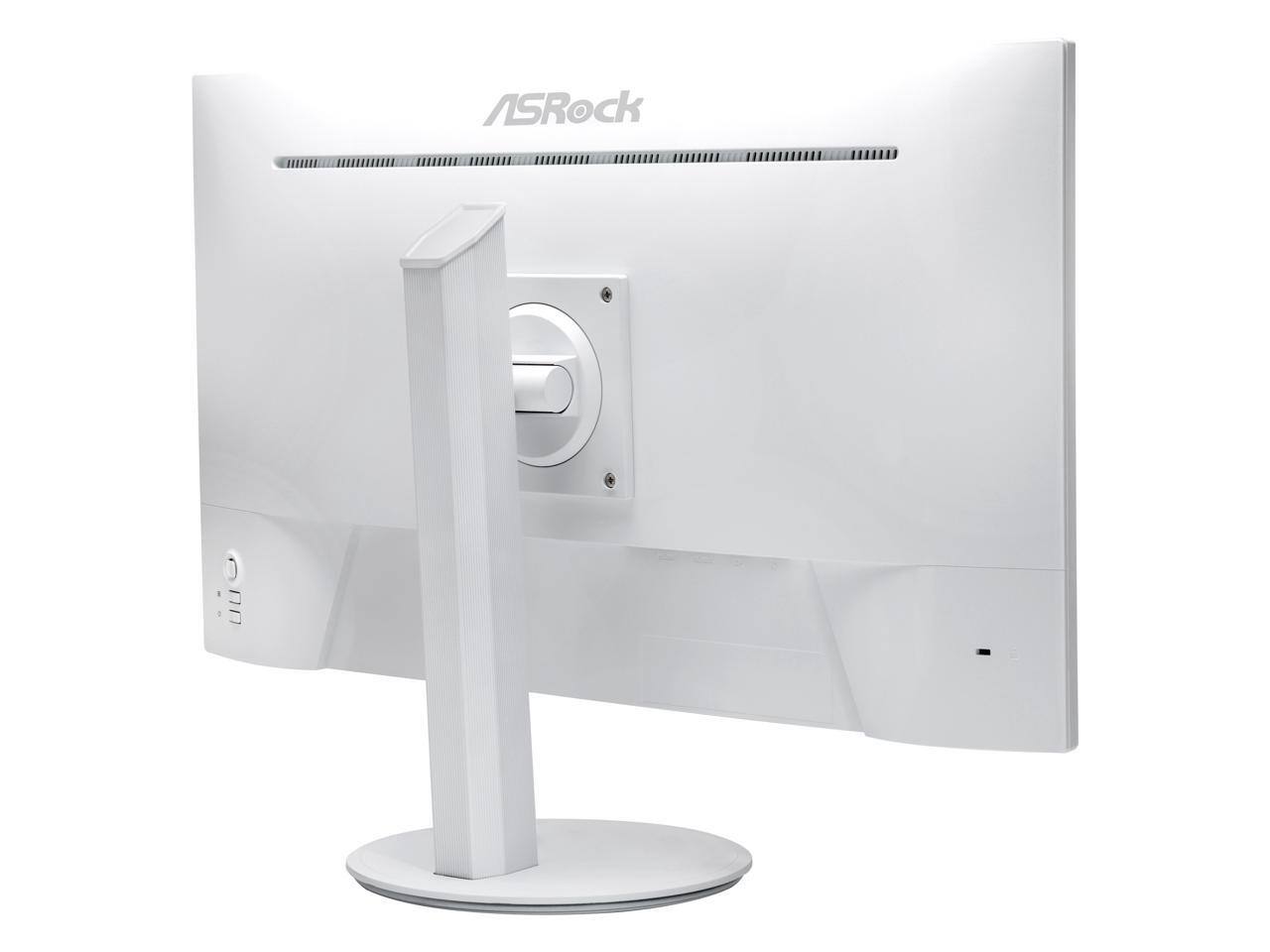 Alt View 5. ASRock - ASRock Phantom Gaming 27" FHD 240Hz IPS 1ms FreeSync Premium White Monitor w/ Adjustable Stand PG27FFS2E-W - White.