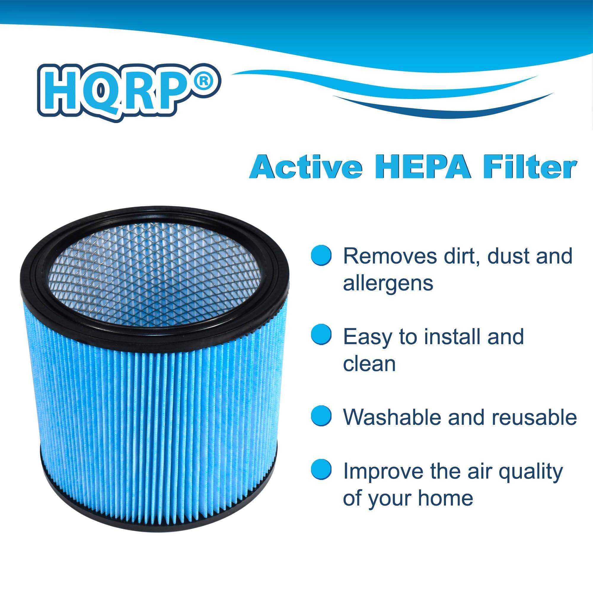 HQRP® Active HEPA Filter

- Removes dirt, dust, and allergens
- Easy to install and clean
- Washable and reusable
- Improve the air quality of your home