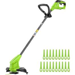 Greenworks - 24V 10" BR String Trimmer Tool Only - Green