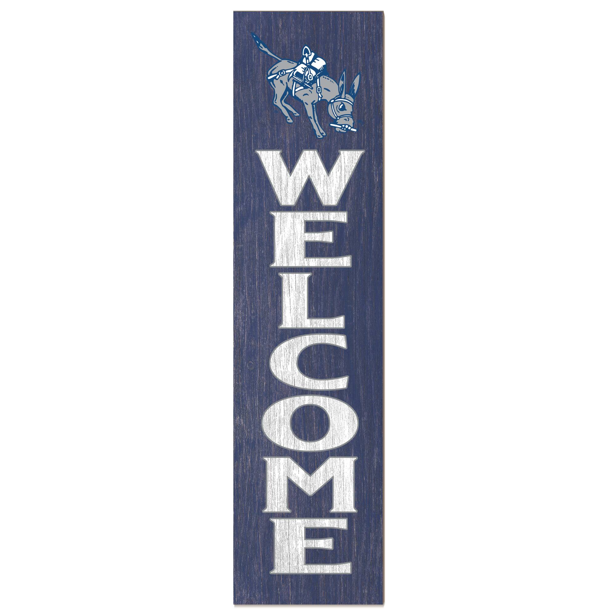 Colorado School of Mines Orediggers 12'' x 48'' Welcome Outdoor Leaner