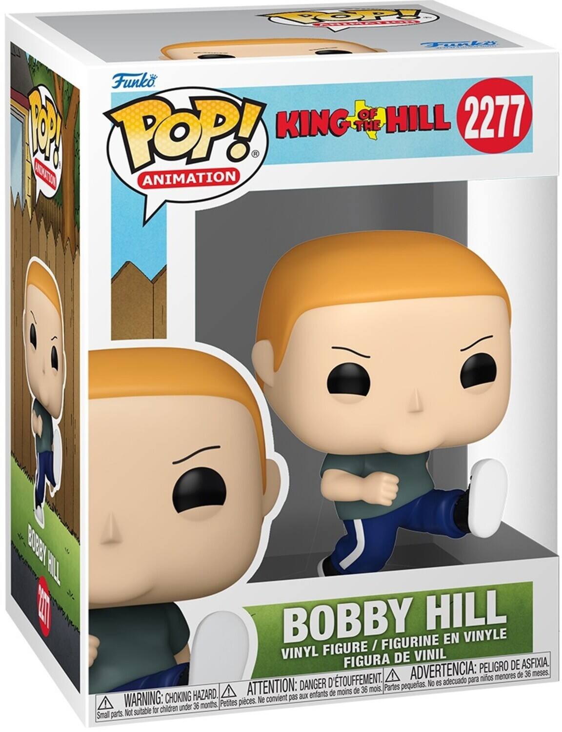 POOPY FiL Tike Funko OF HILL 2277 9 POP! KING THE HILL ANIMATION BOST MIT O BOBBY HILL FIGURINE EN VINYLE FIGURE / VINYL DE VINIL FIGURA PELIGRO DE ASFIXIA D'TOUFFEMENT. ADVERTENCIA: para niños menores de 36 meses. DANGER pequeñas. No es adecuado HAZARD. ATTENTION: aux enfants de moins de 36 mois Partes WARNING: CHOKING Petites pièces. Ne convient pas children under 36 months. Not suitable for Small parts.

Funko POP! ANIMATION
KING OF THE HILL 2277
BOBBY HILL
VINYL FIGURE / FIGURINE EN VINYLE
FIGURA DE VINIL