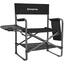 KingCamp Outdoor Folding Director Chair w/ Side Table Bottom Mesh ...
