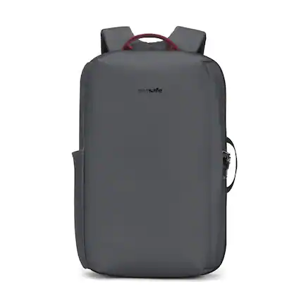 Front. Pacsafe - Pacsafe Metrosafe X 16 Inches Commuter Backpack (Slate) - Slate.