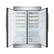 Alt View 5. Forno Appliances - 60 in. Wide Maderno 27.2 Cu. Ft. Built-In Side-by-Side Convertible Refrigerator/Freezer with Decorative Grill - Black.