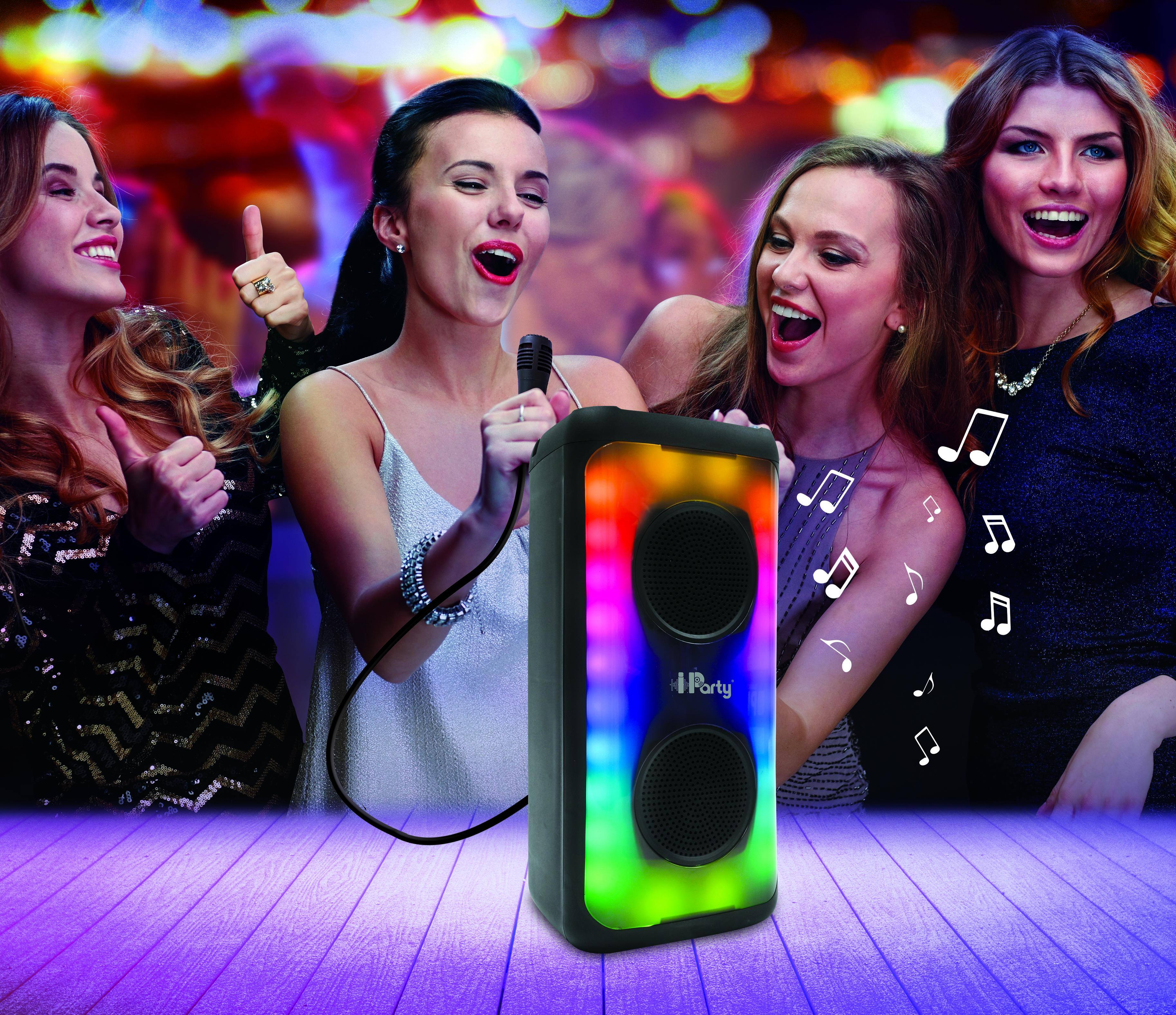 Alt View 9. Lexibook - Large Size Flame Bluetooth Speaker with Mic.