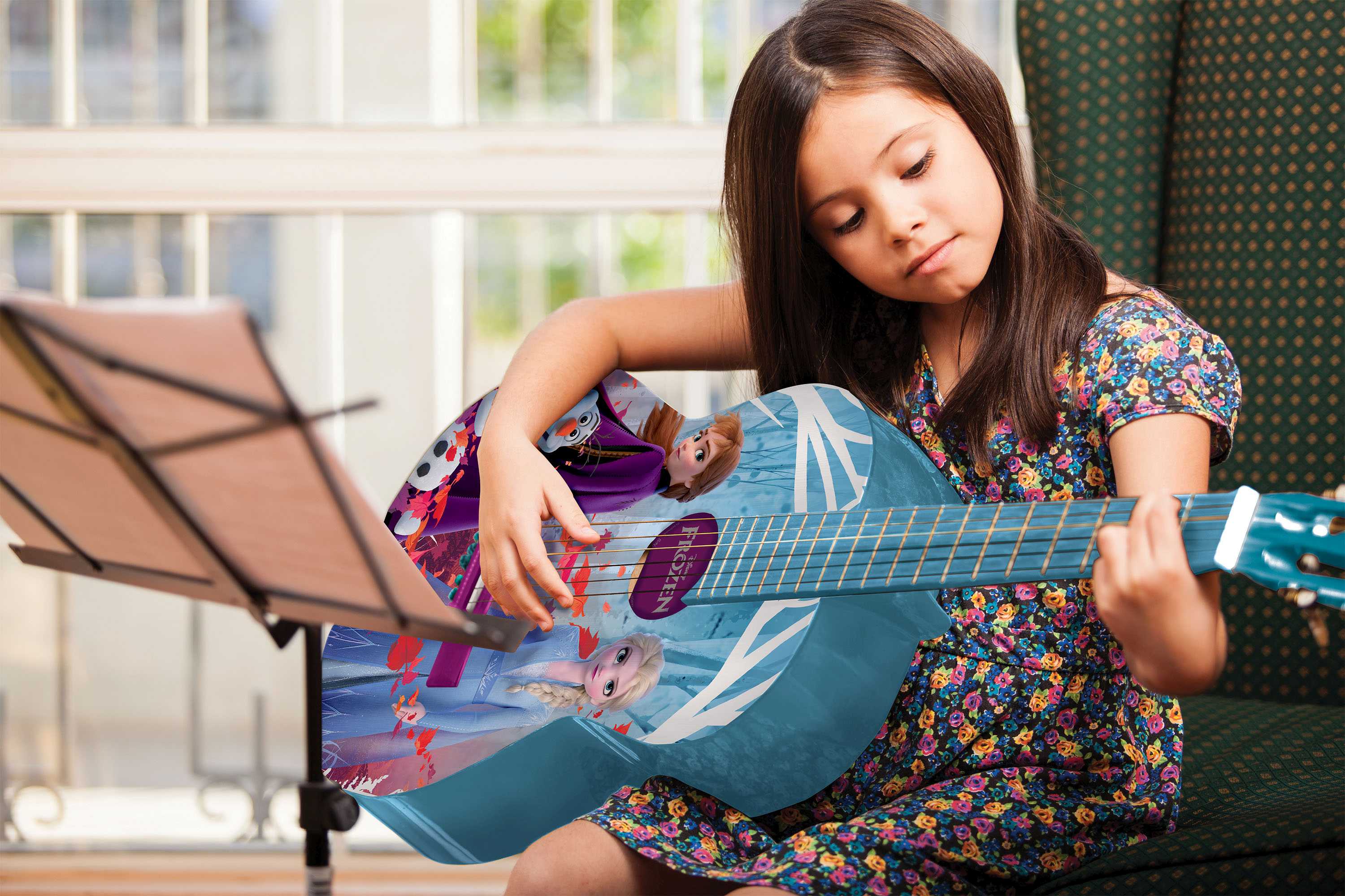 Alt View 7. Lexibook - Disney Frozen Acoustic Guitar for Kids.