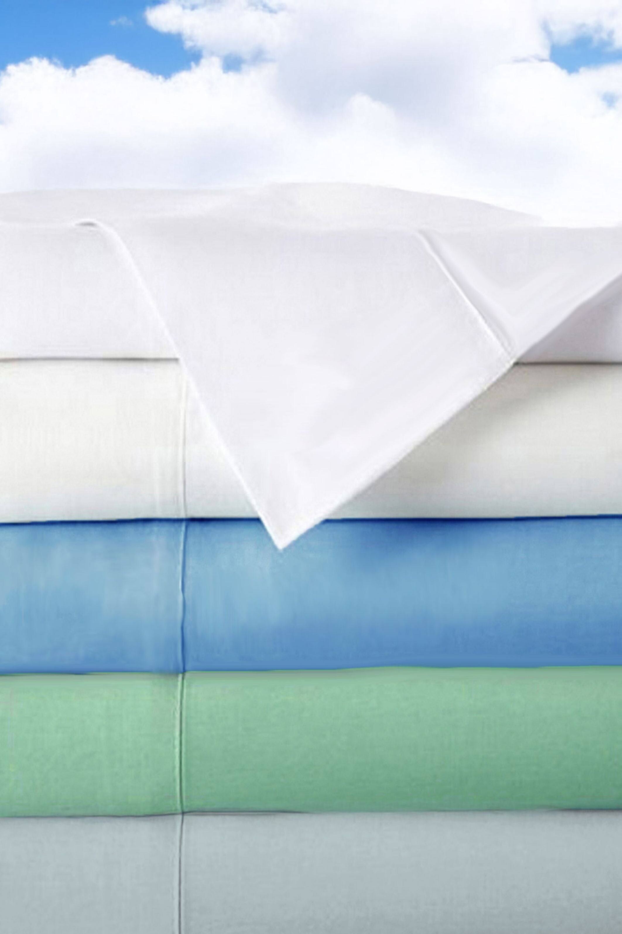 Alt View 3. BedVoyage - Luxury 100% viscose from Bamboo Fitted Sheet - Seaglass.