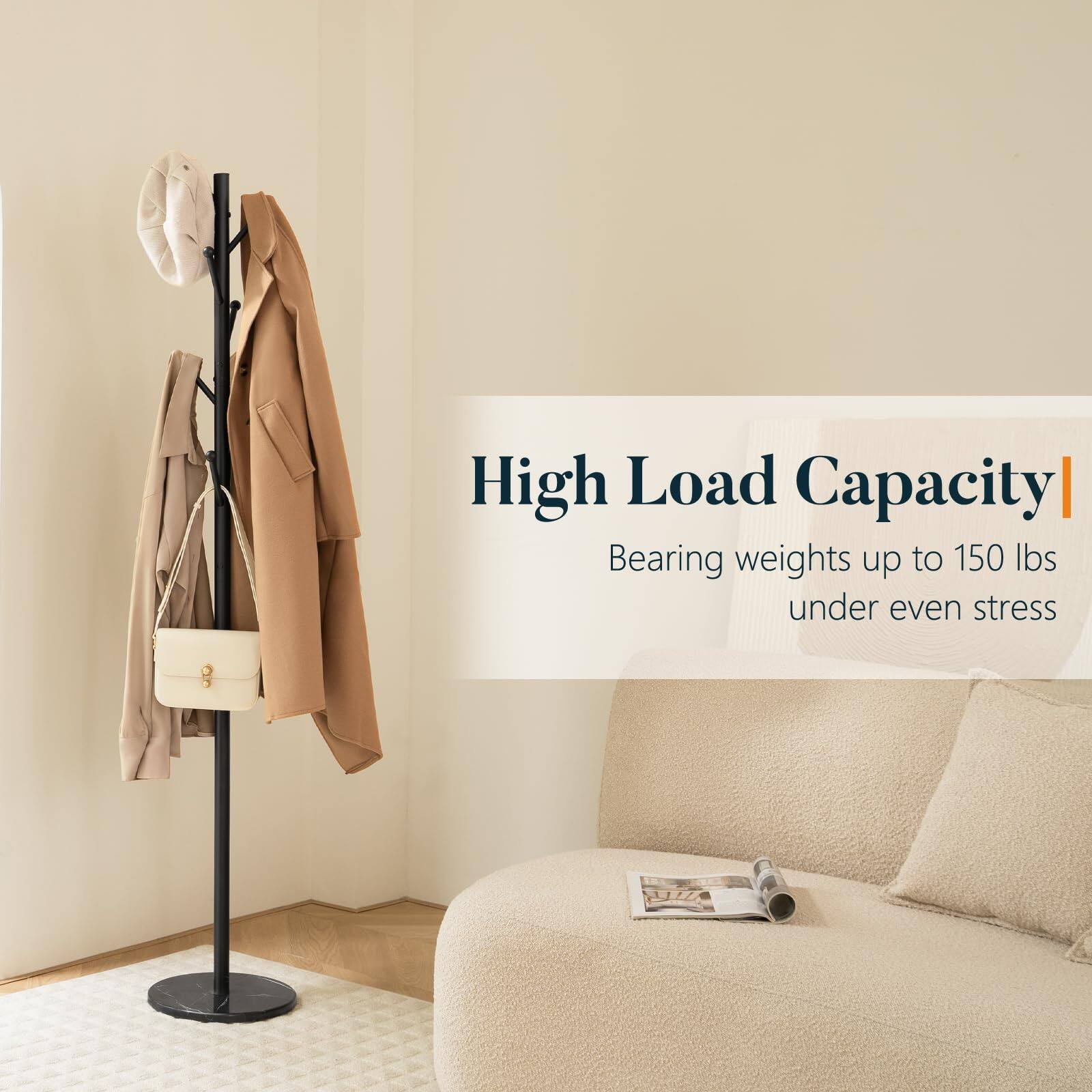 High Load Capacity  
Bearing weights up to 150 lbs under even stress