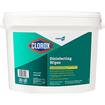 CloroxPro Clorox Disinfecting Wipes, Fresh Scent, 700 Wipes/Container (31547) price history on PriceWatchPro