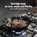 Get high heat to sear, sauté and stir-fry on an 18,000 BTU Burner