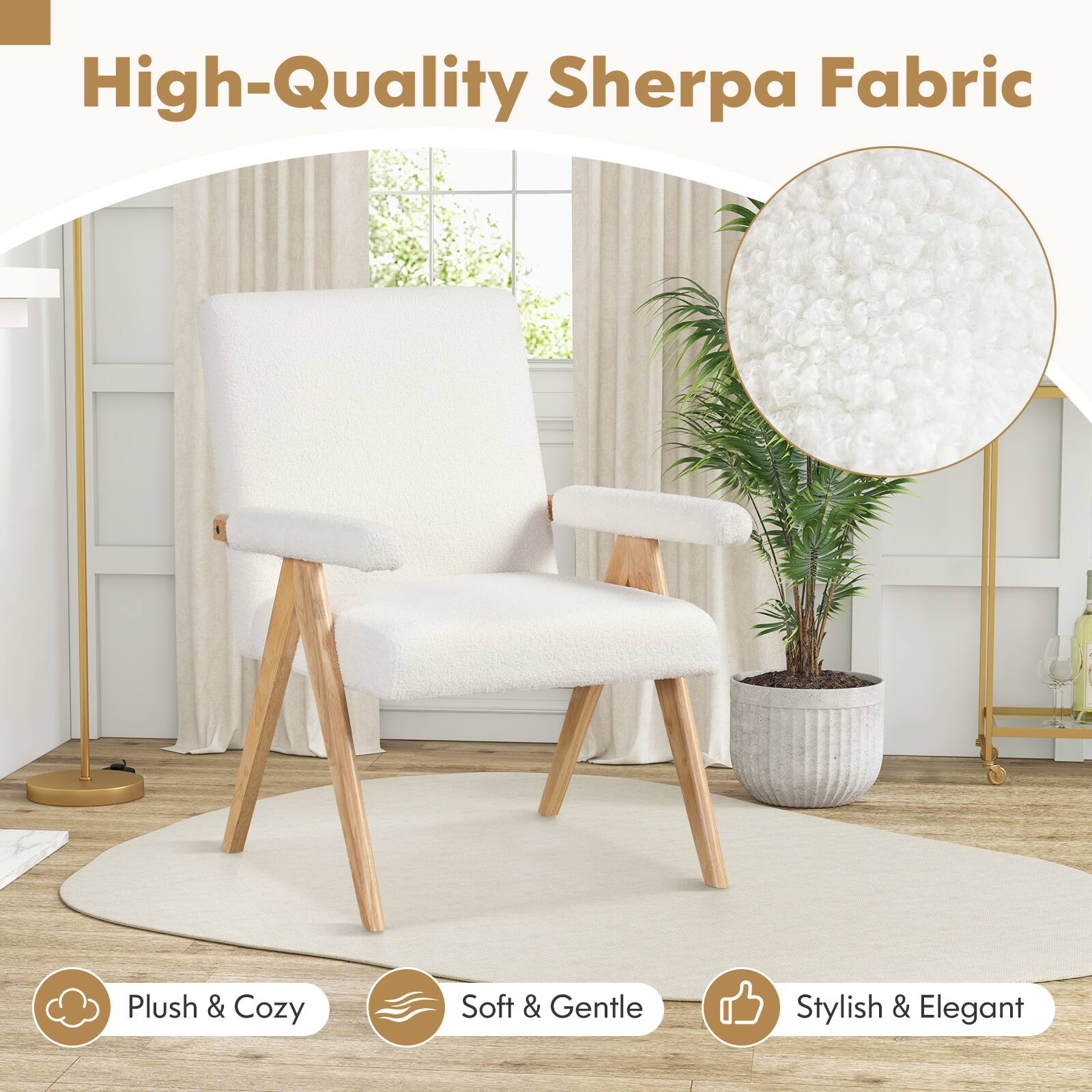 High-Quality Sherpa Fabric

Plush & Cozy
Soft & Gentle
Stylish & Elegant