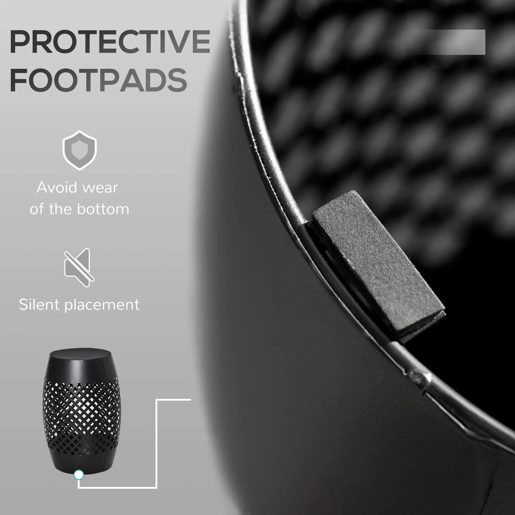 PROTECTIVE FOOTPADS
Avoid wear of the bottom
Silent placement