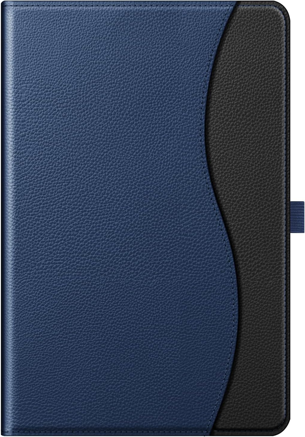 Alt View 5. Fintie - Multi-Angle Viewing Case for Samsung Galaxy Tab A11+ / Tab A9+ 11 Inch, With Front Card Pocket, Vegan Leather Exterior - Blue.