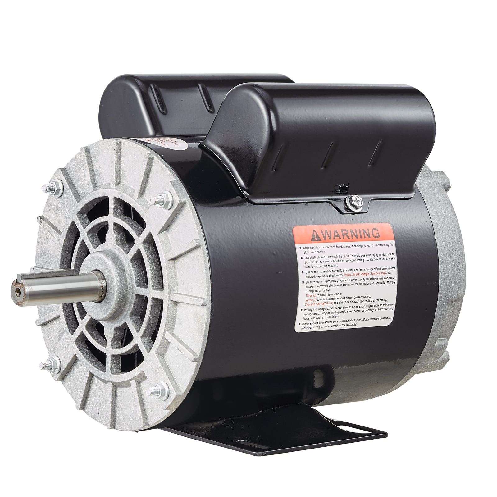 LOVMOR - 2HP SPL Air Compressor Motor 115 230V 3450RPM 56 Frame CW CCW Rotation