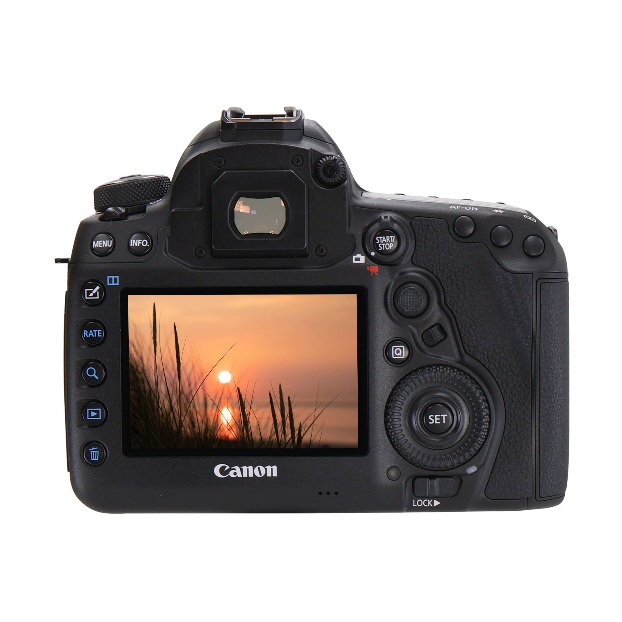 APC F - MENU INFO. START/ STOP RATE SET Canon ... LOCK