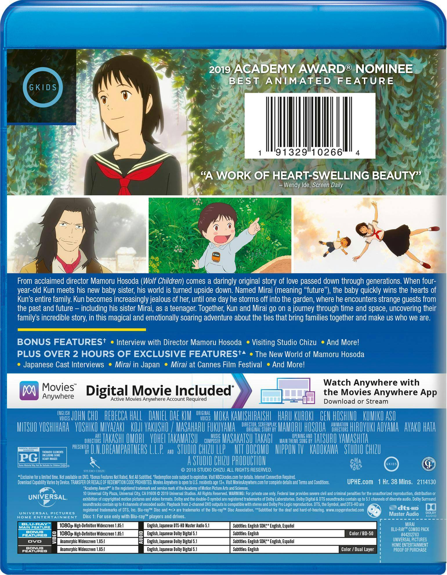 Back. Mirai   - BLU-RAY.