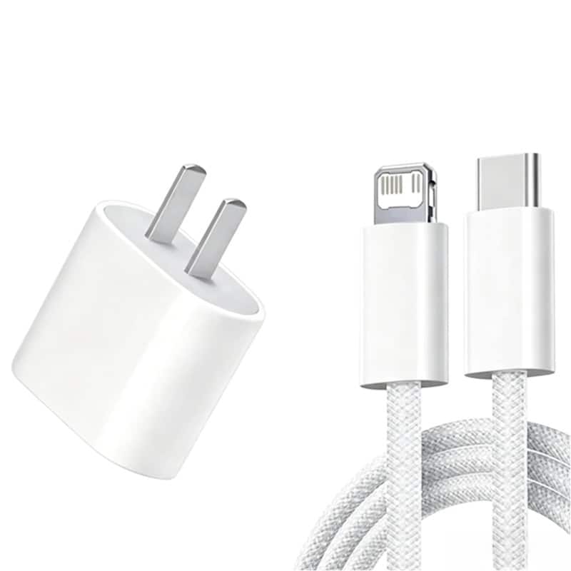 Luckbyte - 40W Dual Port USB-C Fast Charger Block - PD Power Delivery Wall Plug for iPhone 17/16/15 Pro Max Plus & More