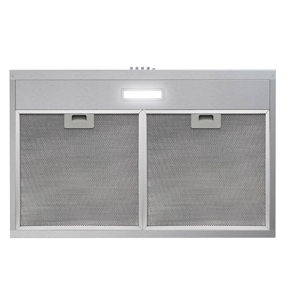 Alt View 8. Streamline - 30 in. Carmine Ducted Undermount 80 CFM Range Hood, Mesh Filters, Push Button Control, LED Light - Brushed Stainless Steel.