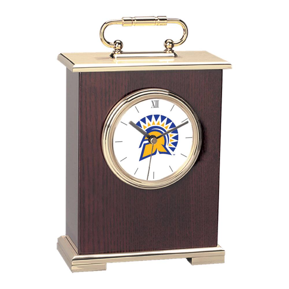Jardine - San Jose State Spartans Primary Team Logo Carriage Clock - Gold
