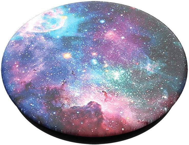 Left. PopSockets - ​​​​PopSockets Phone Grip Kickstand Blue Nebula  - (909106) - Blue Nebula.