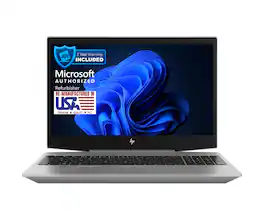 HP - Refurbished Excellent - ZBook 15V G5 Core i7-8850H 2.6GHz, 64GB, 2TB SSD, 15.6" FHD, Win 11 Pro 64-bit, Nvidia Quadro P600 4GB - Silver