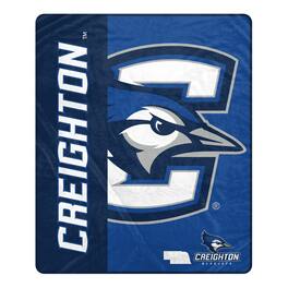 Pegasus - Creighton Bluejays 50" x 60" Endzone Ultra Soft Throw Blanket - Multicolor