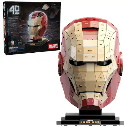 4D BUILD
Easy to Assemble
Designed for Display
Facile à monter
Idéal pour l'exposition
Fácil de montar
Ideal para exposición
INFINITY SAGA
11.6" x 11.6" x 30 cm
96 Pcs
IRON MAN
3D Puzzle / 3D Puzzel / 3D Puzzles / 3D Puzzles 3D
MARVEL
MARVEL STUDIOS
IRON MAN