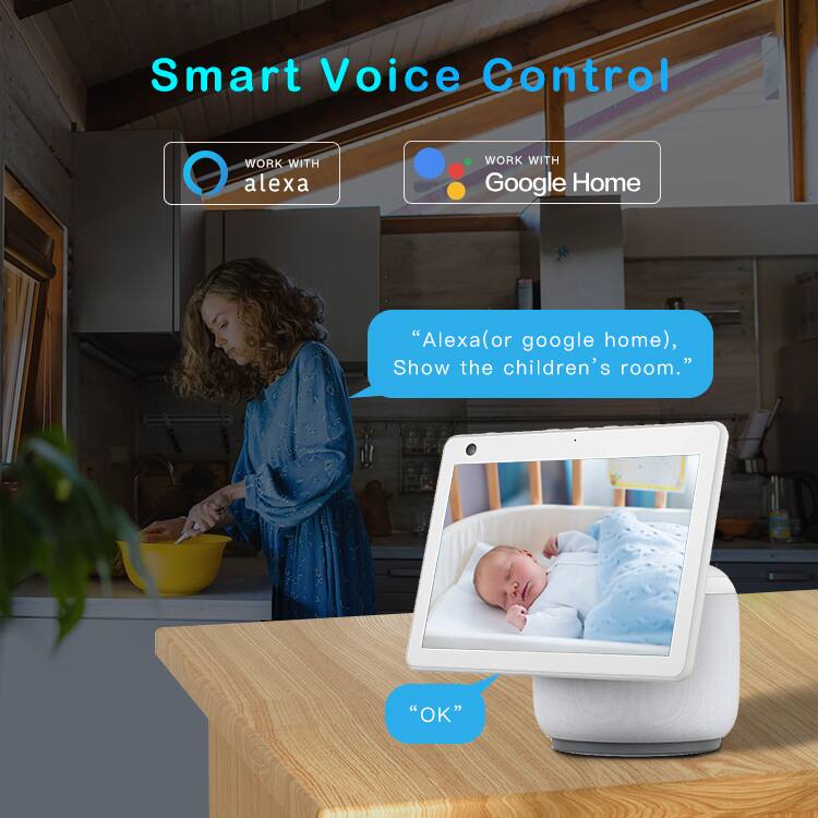 Smart Voice Control  
WORK WITH alexa  
WORK WITH Google Home  

"Alexa (or google home), Show the children's room."  
"OK"