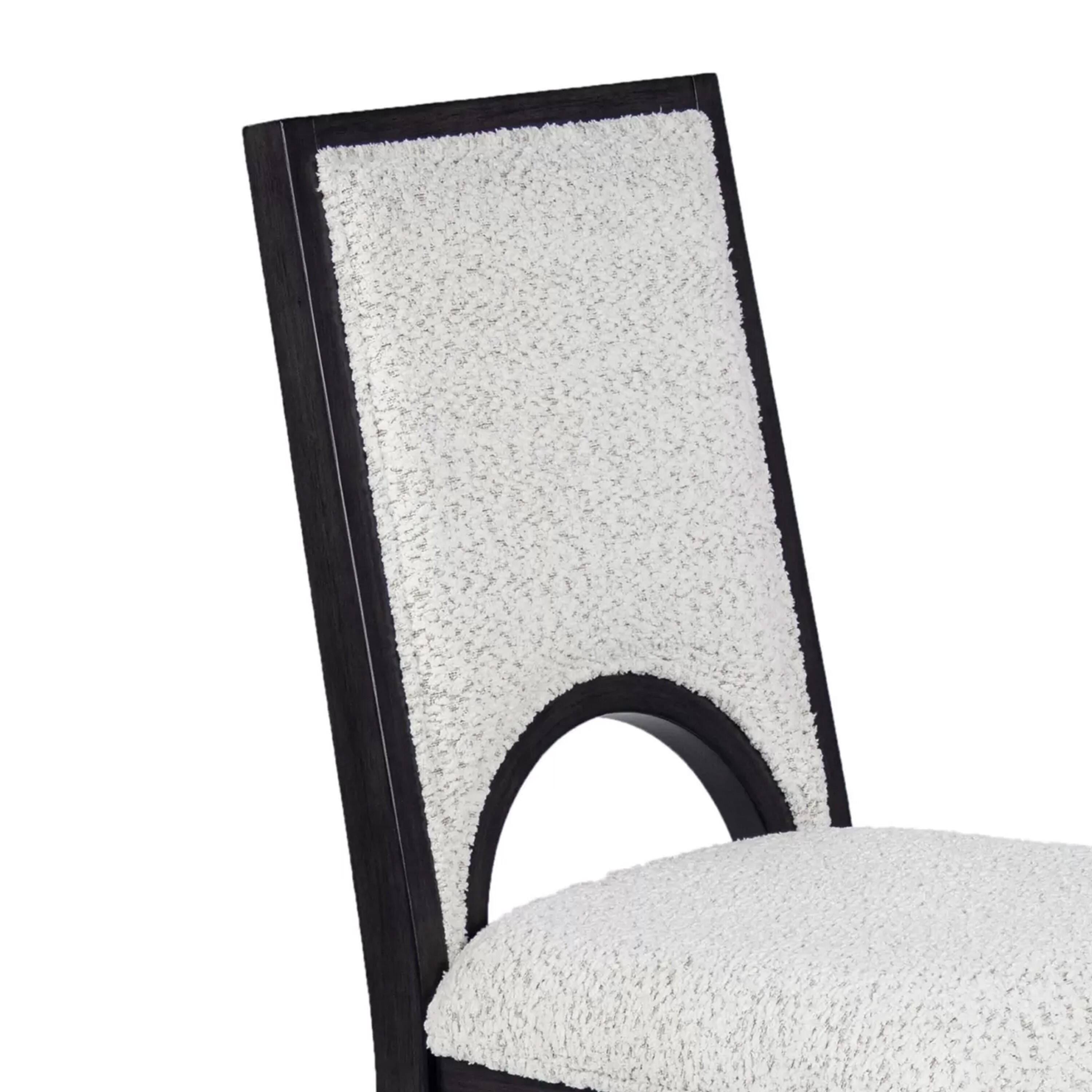 Manhattan Lane Alok Dining Side Chair Set of 2, Arch Cutout Back ...