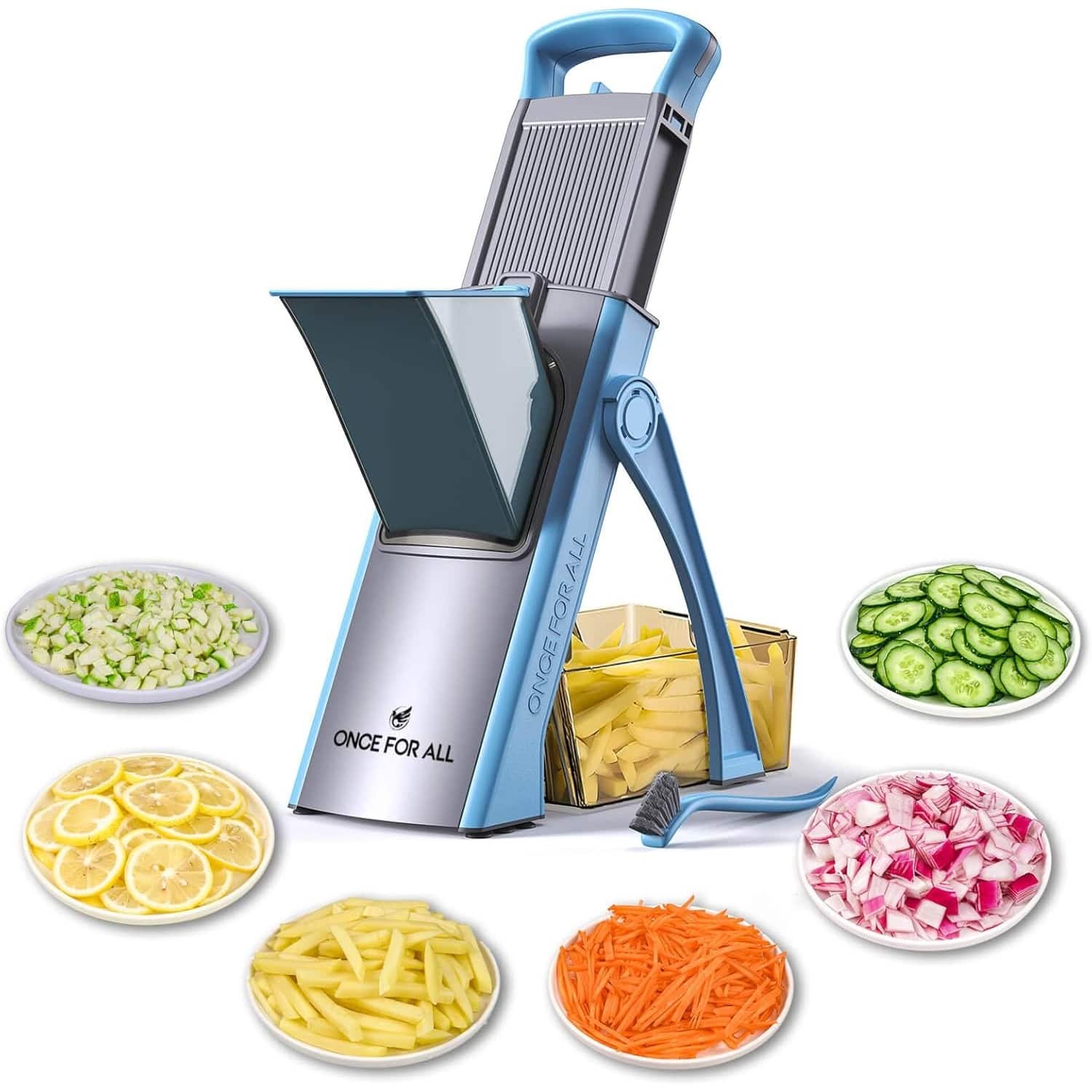 PARKER SLATER Upgraded Safe Mandoline Slicer, Large