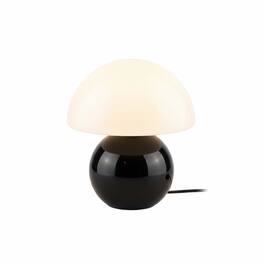 FINEAK - Mushroom Table Lamp - Cute Mini Modern Bedside/Desk Lamp - Black