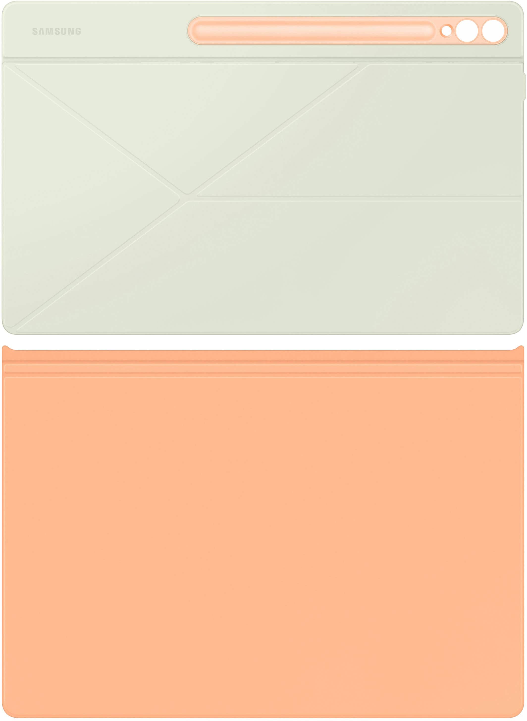 Alt View 16. Samsung - Galaxy Tab S10 Ultra/S9 Ultra Smart Book Cover - Orange.