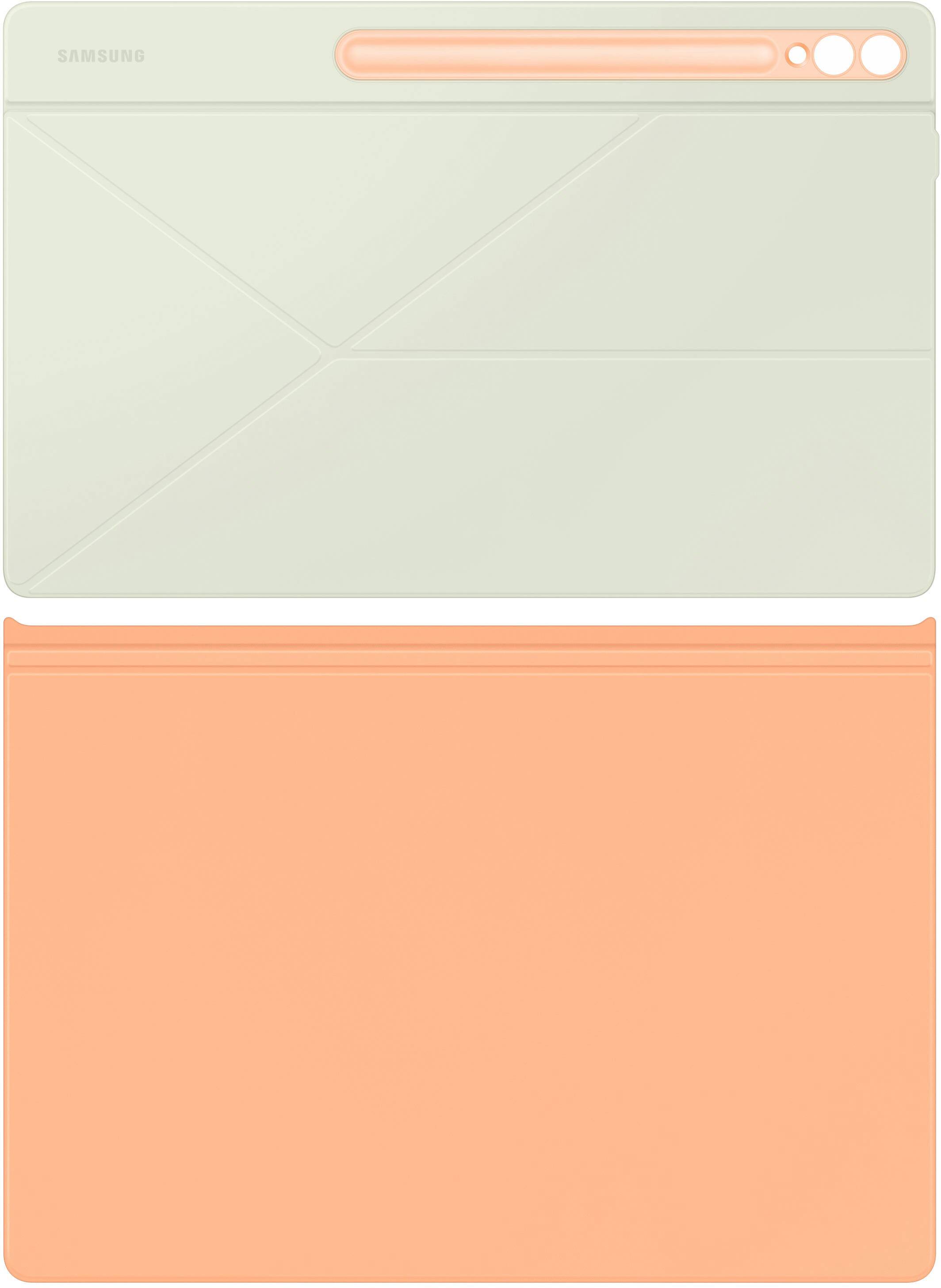 Alt View 16. Samsung - Galaxy Tab S10 Ultra/S9 Ultra Smart Book Cover - Orange.