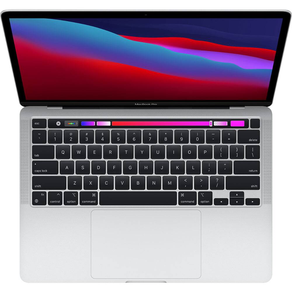 Alt View 1. Apple - Apple MacBook Pro 13.3" Certified Refurbished - M1 chip with 8GB Memory - 512GB SSD (2021 Model) - Silver.