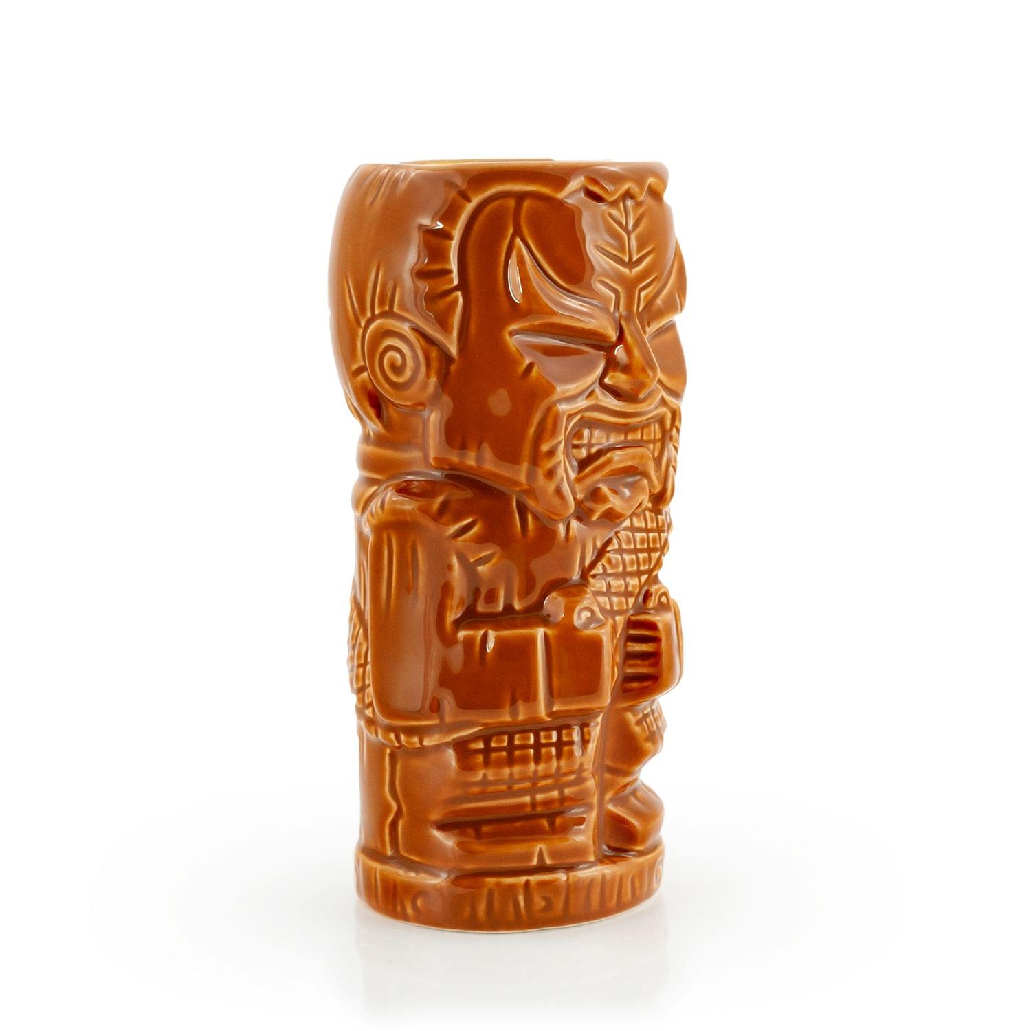 Alt View 1. Star Wars - Geeki Tikis Star Trek: The Original Series Klingon Ceramic Mug | Holds 16 Ounces - Brown.