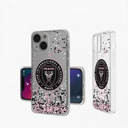 Keyscaper - MLS - Inter Miami CF iPhone Confetti Design Clear Case - 15 - Multicolor