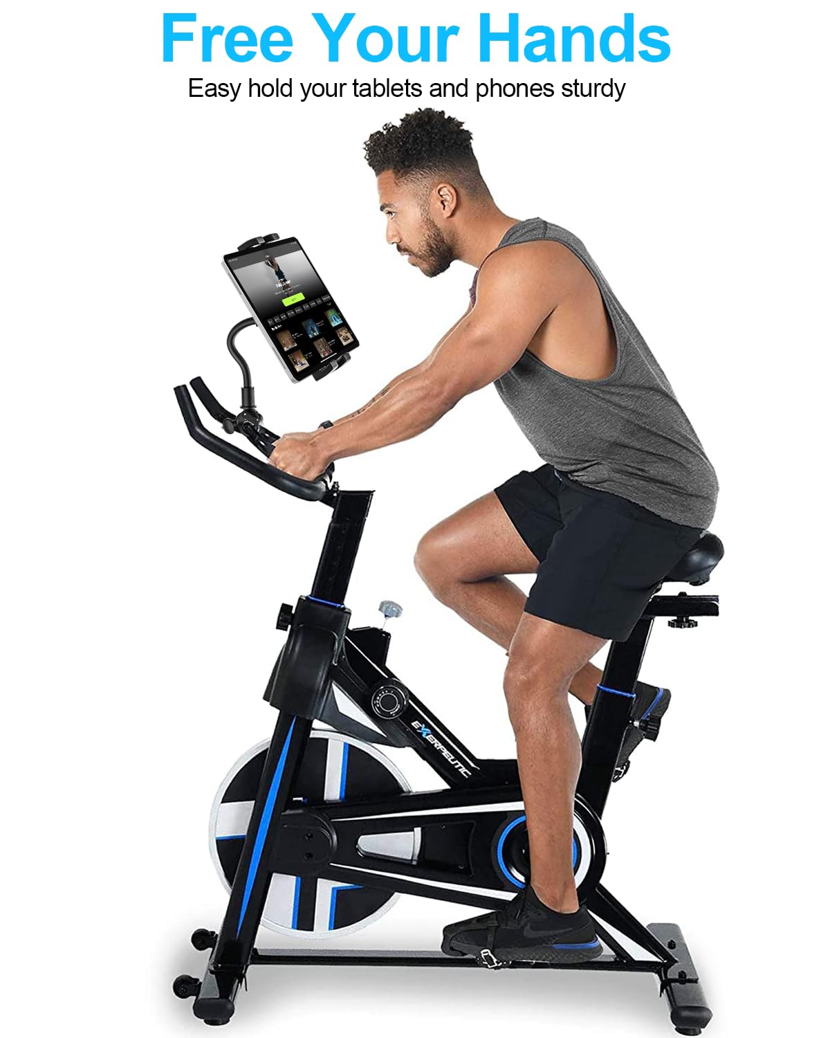 Free Your Hands  
Easy hold your tablets and phones sturdy