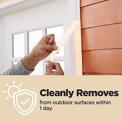 Cleanly Removes from outdoor surfaces within 1 day.