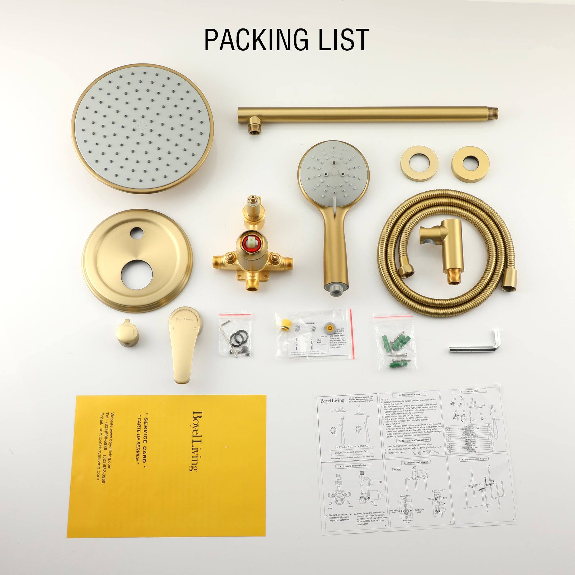 Boyeliving.com
CARTE DE SERVICE
SERVICE CARD
Boyeliving