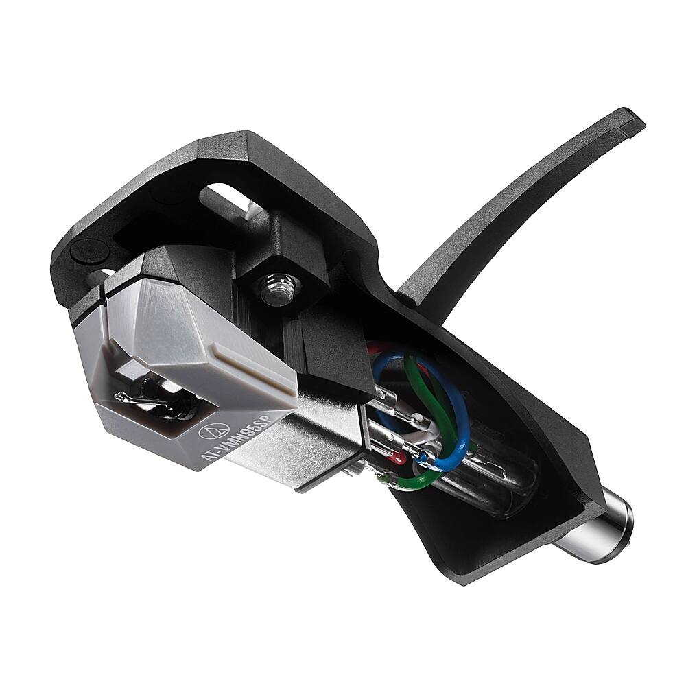 Left. Audio-Technica - Audio Technica AT-VM95SP/H Headshell/Cartridge Kit - Gray.