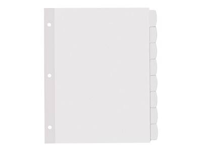 Alt View 1. Avery - Big Tab Printable Paper Dividers with White Labels, 8 Tabs, 4 Sets/Pack - White.