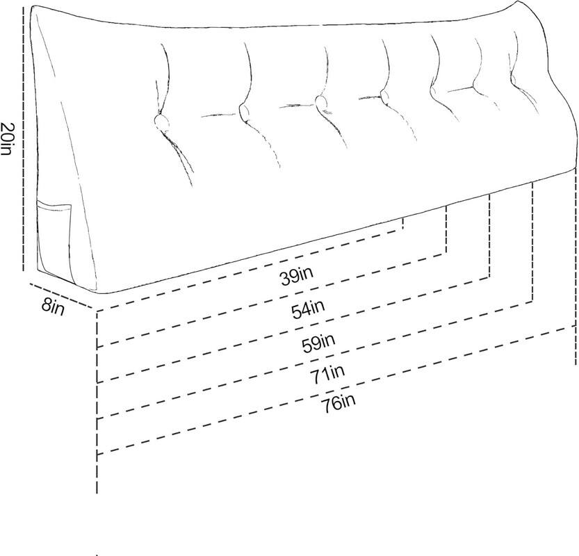 The corrected text from the image is:

20in, 8in, 39in, 54in, 59in, 71in, 76in