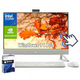 Dell - 27" FHD Touch All-in-One Desktop - Intel Core 7 150U - GeForce MX570A - 64GB DDR5 - 2TB SSD - Windows 11 Pro - White