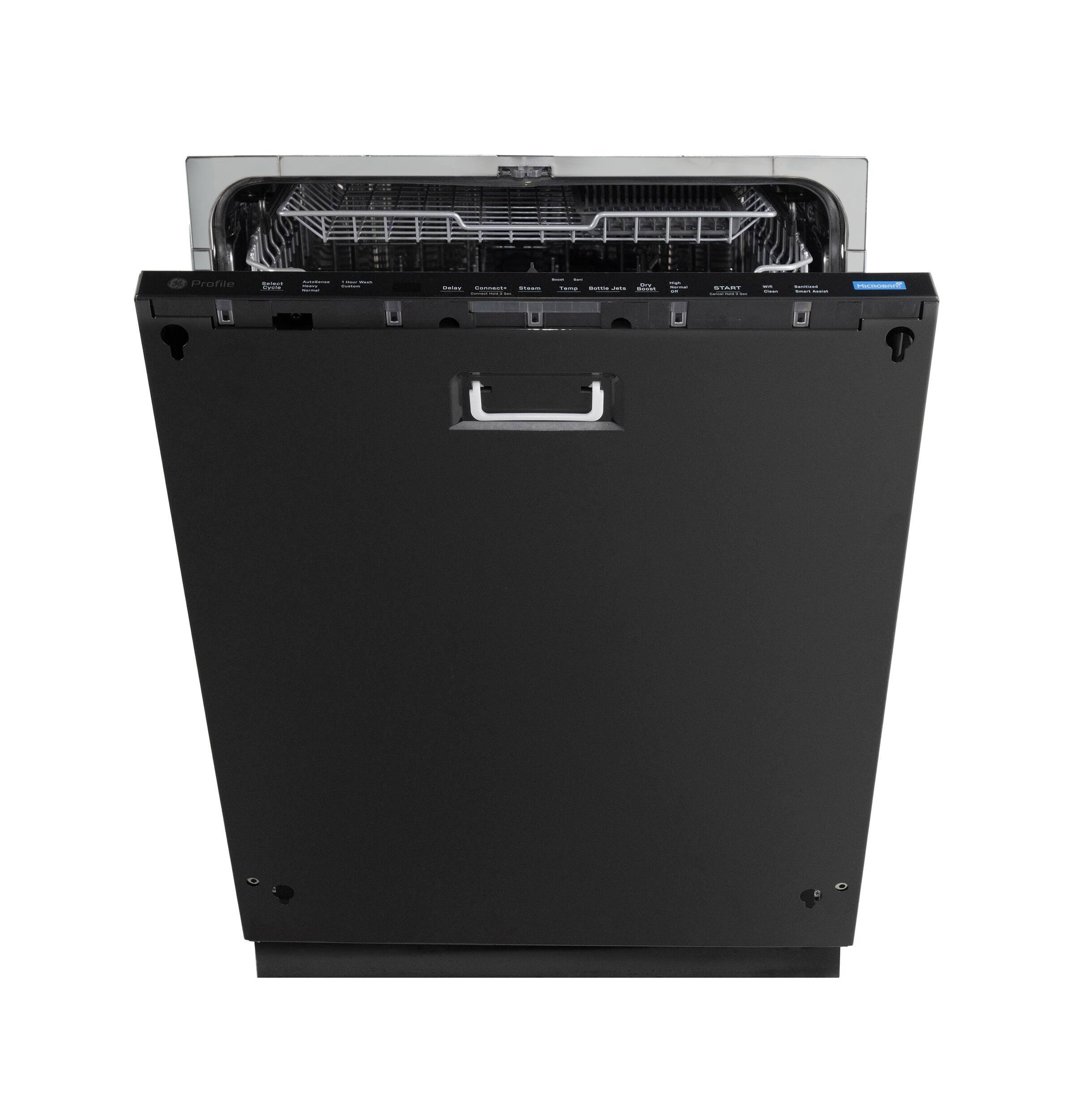 Alt View 11. GE Profile - 24" Top Control Smart Built-In Stainless Steel Tub Dishwasher w/ 3rd Rack, Microban Antimicrobial Technology, and 44 dBA - Custom Panel Ready.