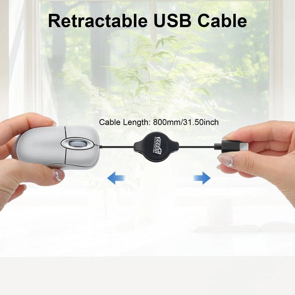 Retractable USB Cable  
Cable Length: 800mm/31.50inch  
EEEkit