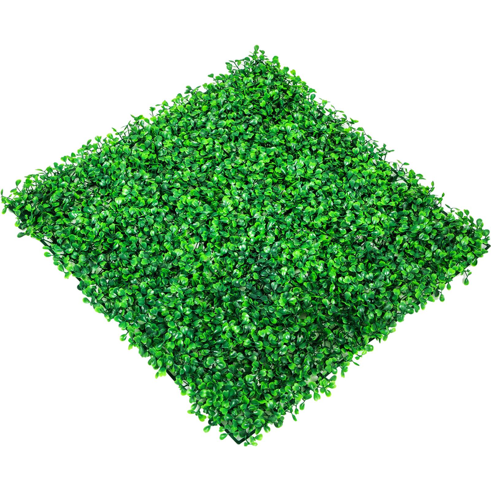 Alt View 5. VEVOR - Artificial Boxwood Panel UV 6pcs Boxwood Hedge Wall Panels, Artificial Grass Backdrop Wall 20\" X 20\" 4 cm Green Grass - Green.