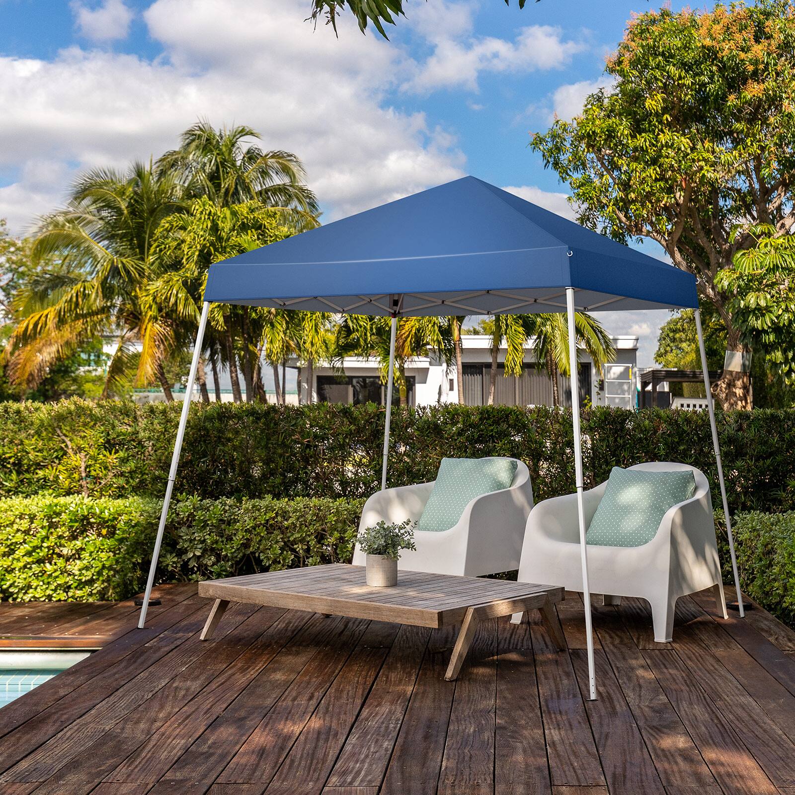 Angle. Winado - Outdoor 6' x 6' EZ POP UP Gazebo Waterproof Outdoor Waterproof & UV Protection Canopy Tent  /w Carry bag for Party.