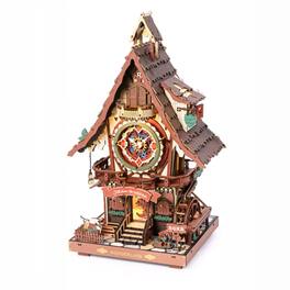 3D Puzzle - DIY 3D Moving Gears Puzzle - Cuckoo Clock - 435pcs