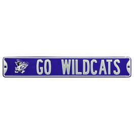 Authentic Street Signs - Kansas State Wildcats 6'' x 36'' Steel Street Sign - Multicolor