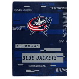 Northwest - Columbus Blue Jackets 50" x 60" Digitize Raschel Throw Blanket - Navy
